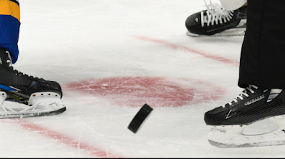 Puck dropped for an NHL face off